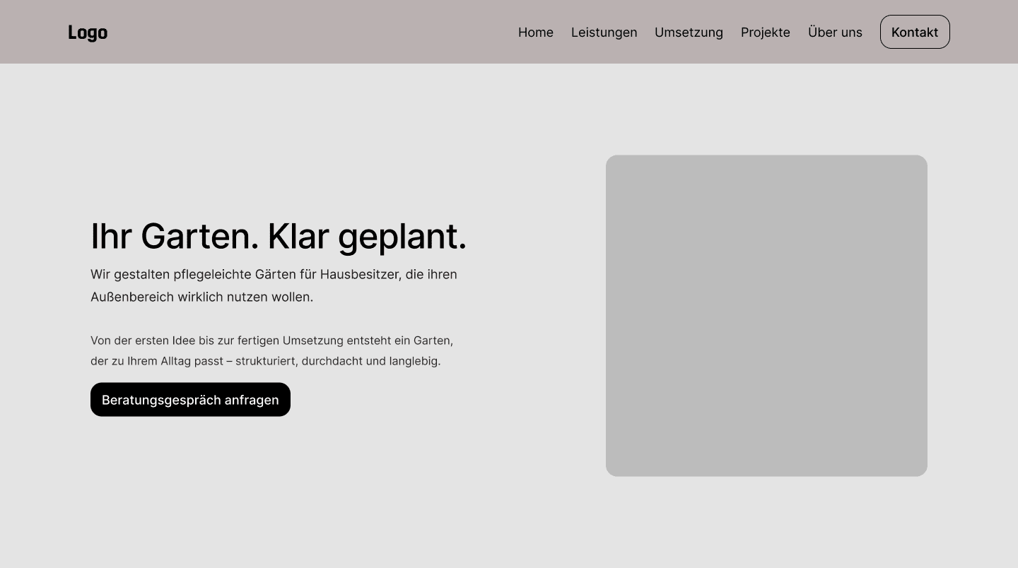 GALA - Webseite emotionale Texte, klare Nutzerführung