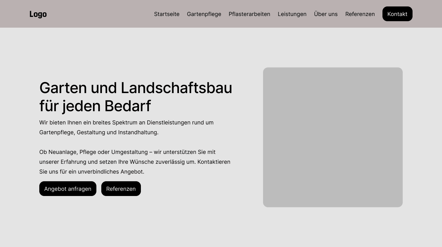 GALA - Webseite generischer Inhalt, wenig Nutzerführung